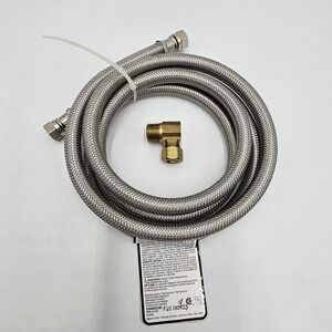 Electrolux Dishwasher Waterline 6 ft Braided Stainless Steel Hose Appliance